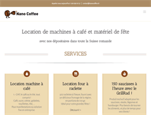 Tablet Screenshot of nanocoffee.ch